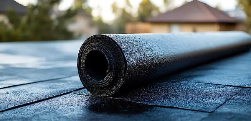 Rubber Flat Roof Replacement in Oak Forest