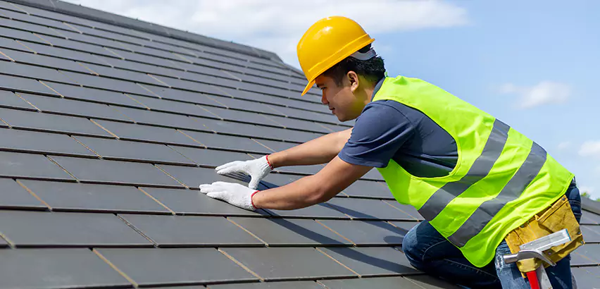 Slipped Slate Repair in Oak Forest