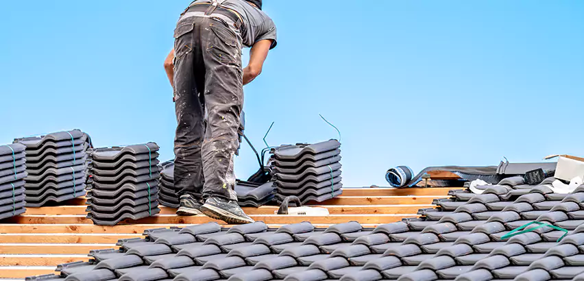 Replacing Tile Roof Underlayment in Oak Forest