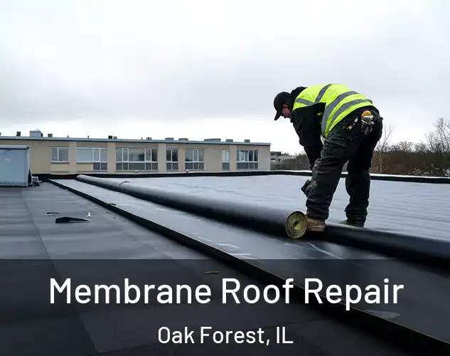  Membrane Roof Repair Oak Forest, IL