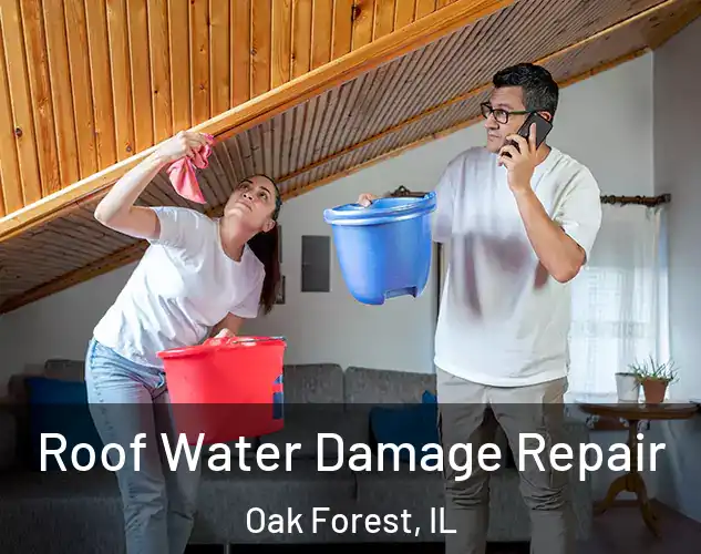  Roof Water Damage Repair Oak Forest, IL