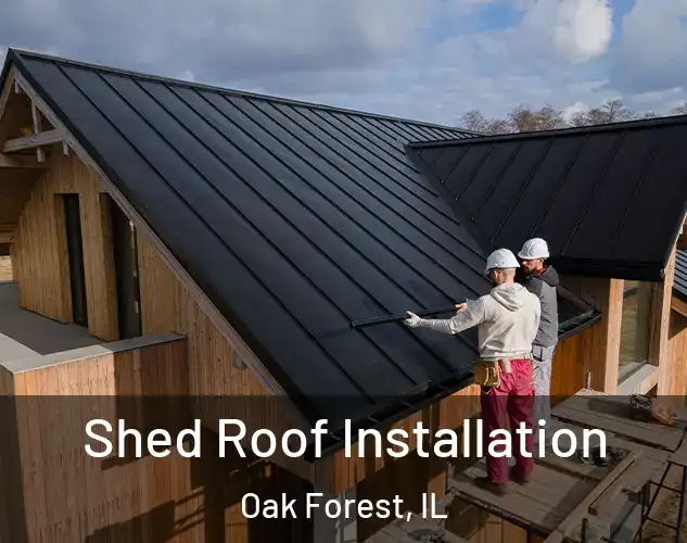  Shed Roof Installation Oak Forest, IL
