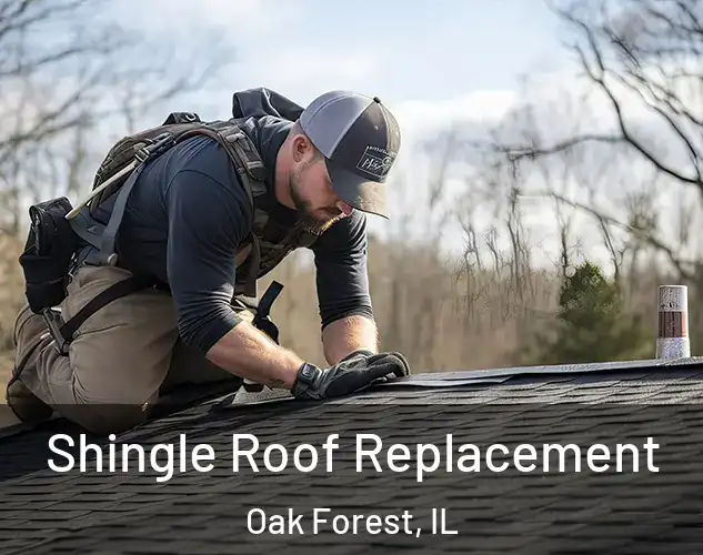  Shingle Roof Replacement Oak Forest, IL